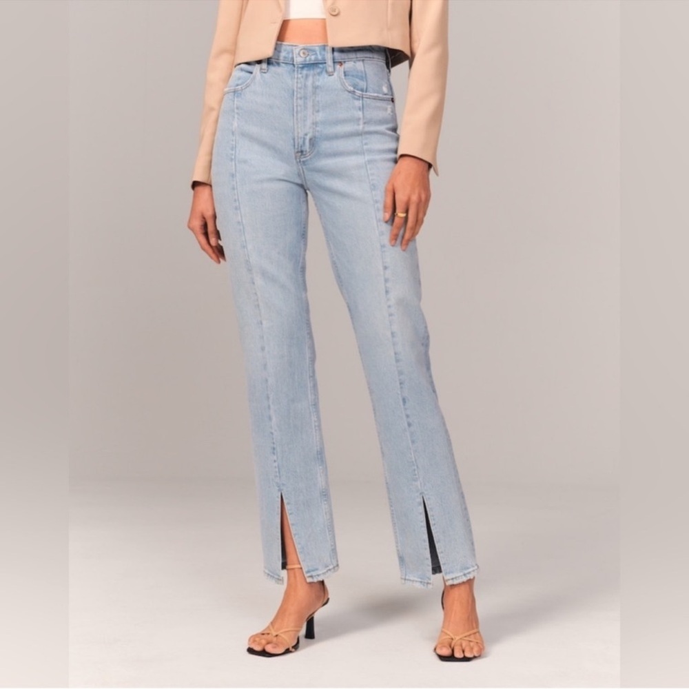 Abercrombie Curve Love Ultra High Rise Jeans